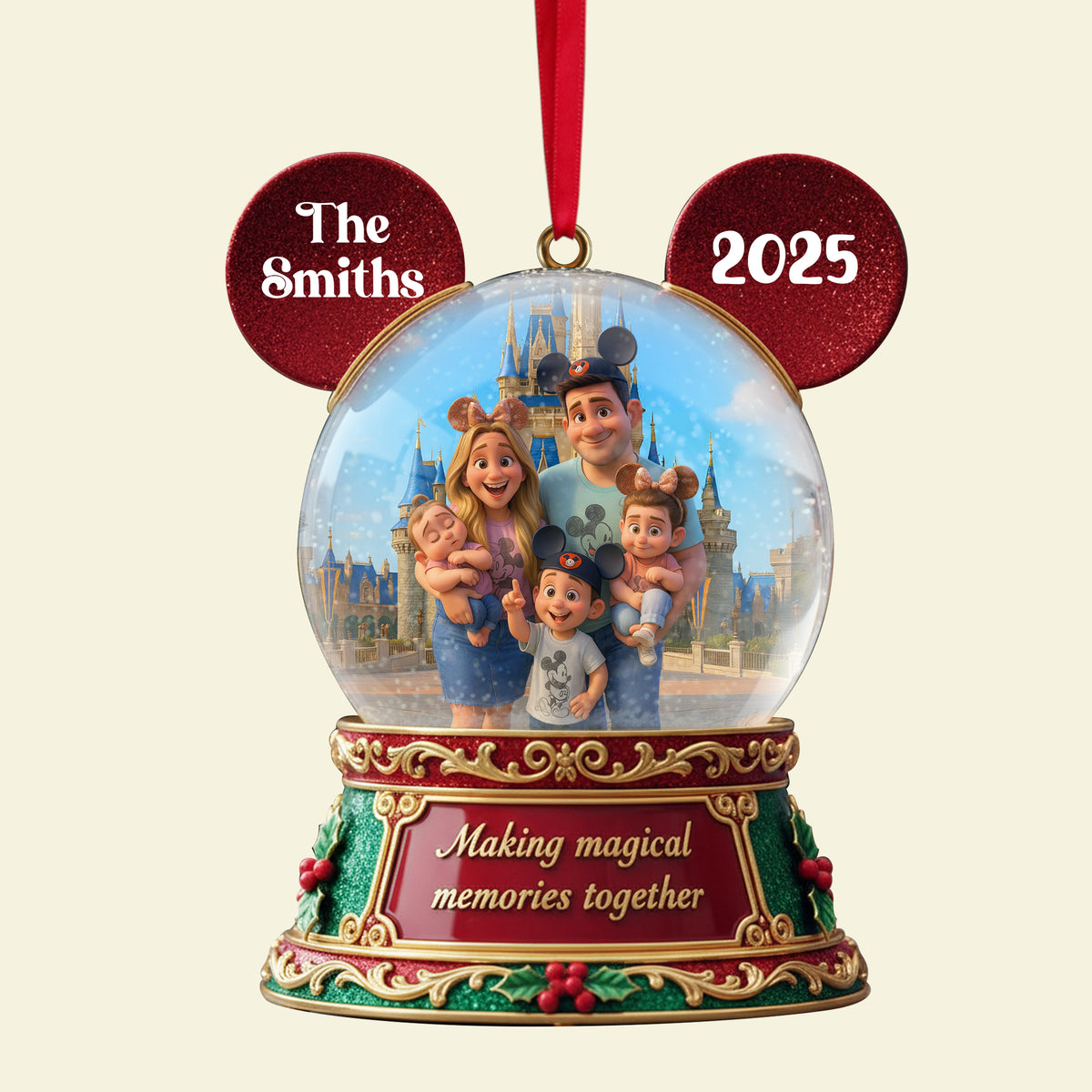 Custom Photo Gifts For Family Christmas Ornament 04pglu240925-Homacus