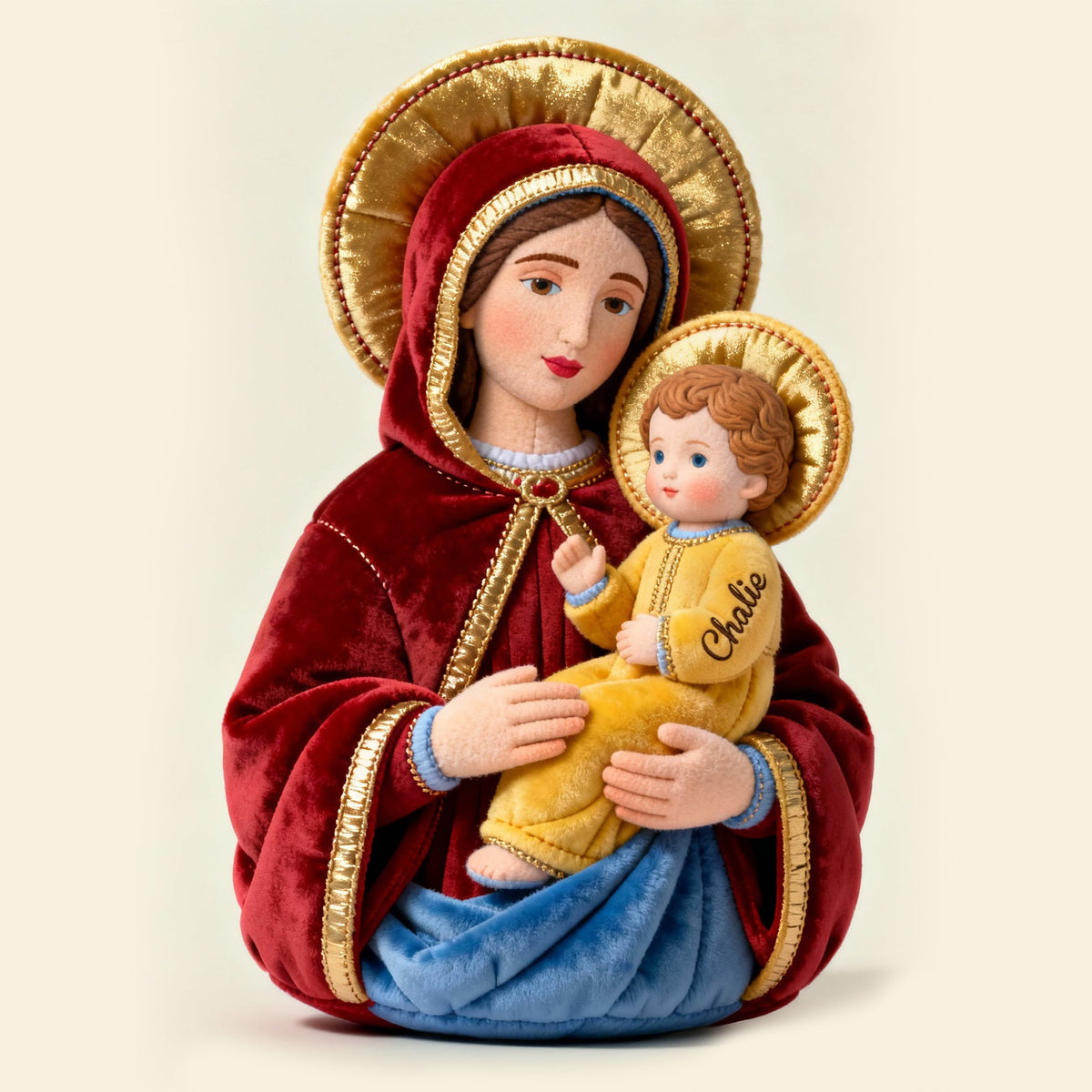 Blessed Virgin Mary Faith Pillow - Personalized Gifts For Christian 04OHLU221225-Homacus