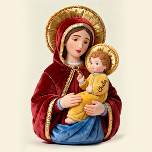 Blessed Virgin Mary Faith Pillow - Personalized Gifts For Christian 04OHLU221225-Homacus