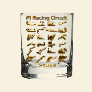 Racing Circuit Round Glass - Personalized Gifts For Racing Lovers 06NALU131225-Homacus