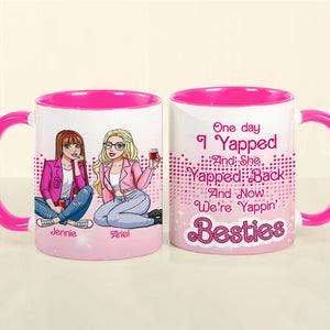 Personalized Gifts For Besties Accent Mug Yappin Besties 04XQLU021224HH-Homacus