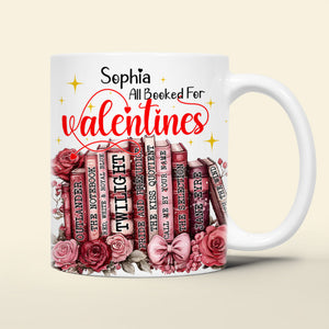 Customized Gifts For Book Lovers White Mug Valentine 02XQLU111224-Homacus