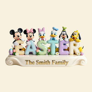 Easter Family Acrylic Plaque - Personalized Gifts For Family 02pgta020226