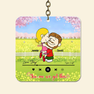 Personalized Gifts For Couples Acrylic Keychain Valentine 03XQLU281124HG-Homacus