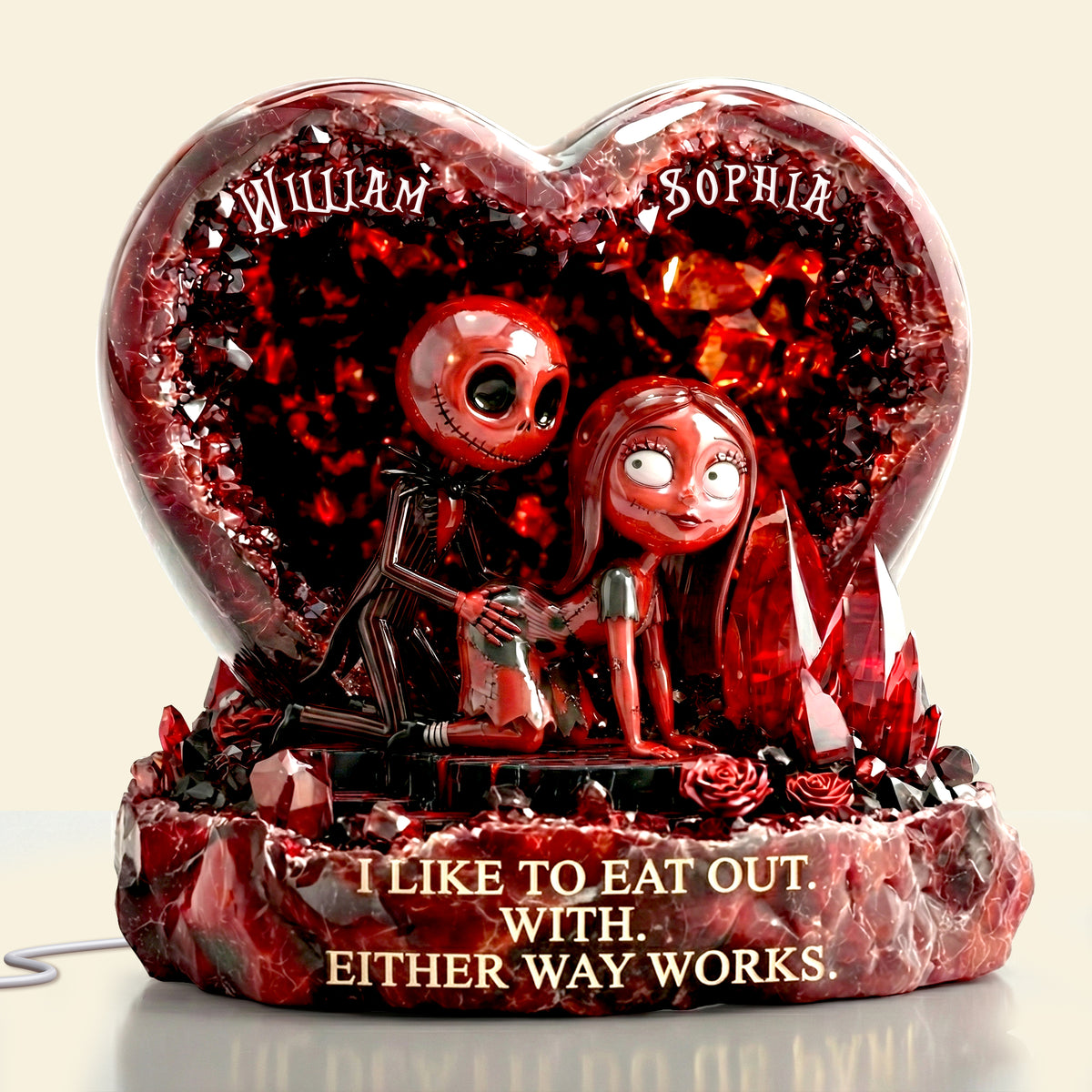 Couple Forever Light Box Personalized Gifts For Couple 07TGLU041225-Homacus