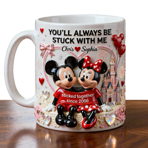 Cute Couple In Shirt Coffee Mug, Personalized Gifts For Couple 02qhlu210126-Homacus