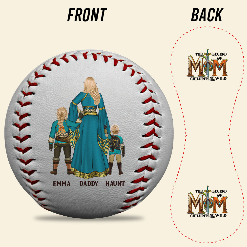 Personalized Gift For Mom Baseball Mother's Day - Legend Of Mom 02HULU060425HG-Homacus