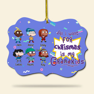 Personalized Gifts For Grandma Christmas Ornament 01TOLU151024HG-Homacus