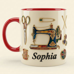 Personalized Gifts For Sewing Lovers Coffee Mug 04kita060126-Homacus