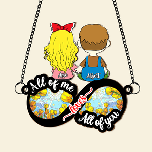 Personalized Gift For Couple Suncatcher Ornament Holding Hand Couple 04XQLU020225HG-Homacus