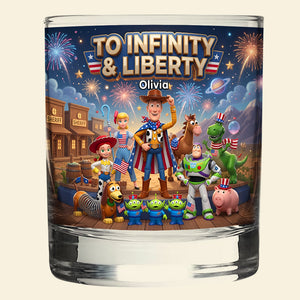 Lovely Characters Celebrated America 250th Anniversary Drinking Glass - Gifts For Patriots 02tyta090626