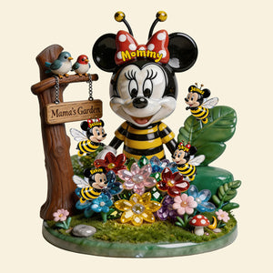 Busy Bee Mama Garden Acrylic Plaque - Personalized Gift For Mom 01TOTA230326-Homacus