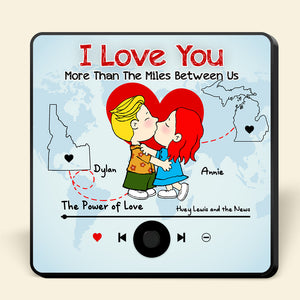 Custom Music Fridge Magnet Gifts For Couples Long Distance 02XQLU271224HG-Homacus