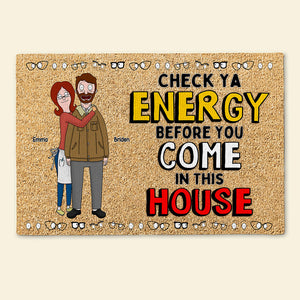 Personalized Gifts For Couple Doormat Funny Hugging Couple 03OHLU110225HG-Homacus