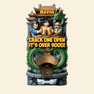 Epic Warrior Wooden Wall Hanging Bottle Opener - Personalized Gifts For Animation Lovers 03tota220726