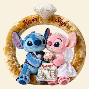 Couple Ring Anniversary Pillow - Personalized Gifts For Couple 02ohta111225-Homacus