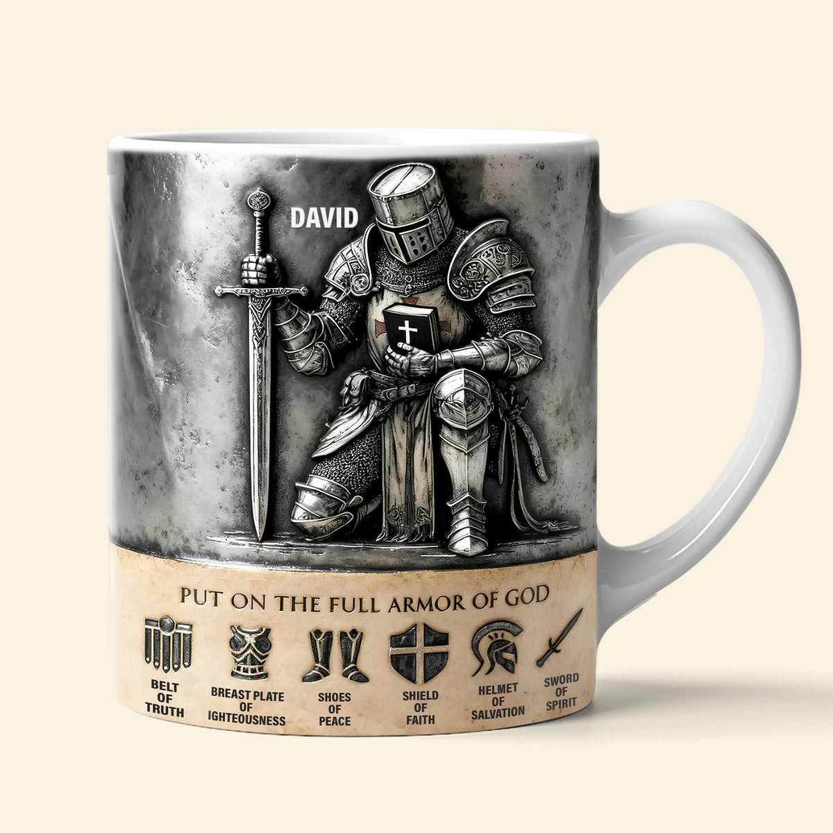 Full Armor Of God Coffee Mug - Personalized Gift For Christian 03TOLU251225-Homacus