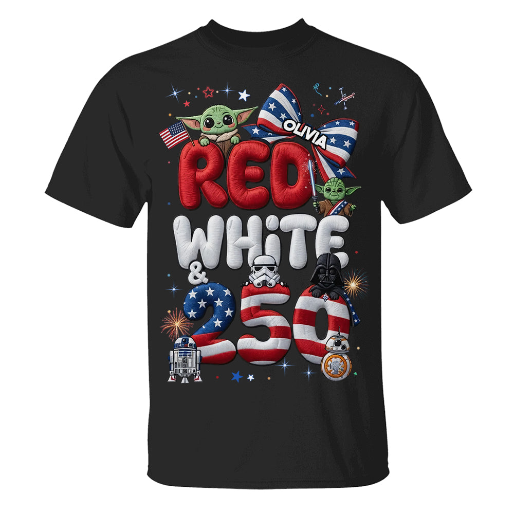Patriotic Space Adventure Shirt - Personalized 250th Anniversary Gifts 04TOTA100626