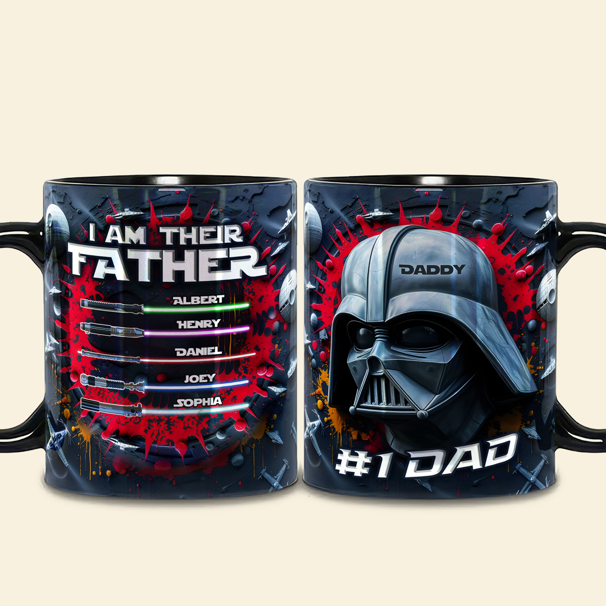 Personalized Gifts For Dad Coffee Mug - I Am Their Father 02HULU090425-Homacus