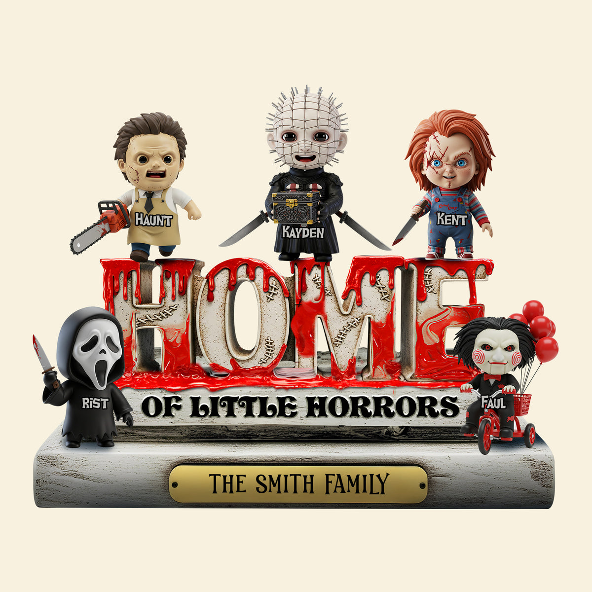 Horror Home Acrylic Plaque - Personalized Gifts For Family 05QHLU250825-Homacus
