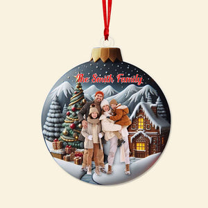 Custom Photo Gifts For Family Ornament Christmas 01XQLU121024-Homacus