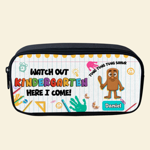 Funny Character Pencil Case - Personalized Gifts For Kids 01hulu010825-Homacus