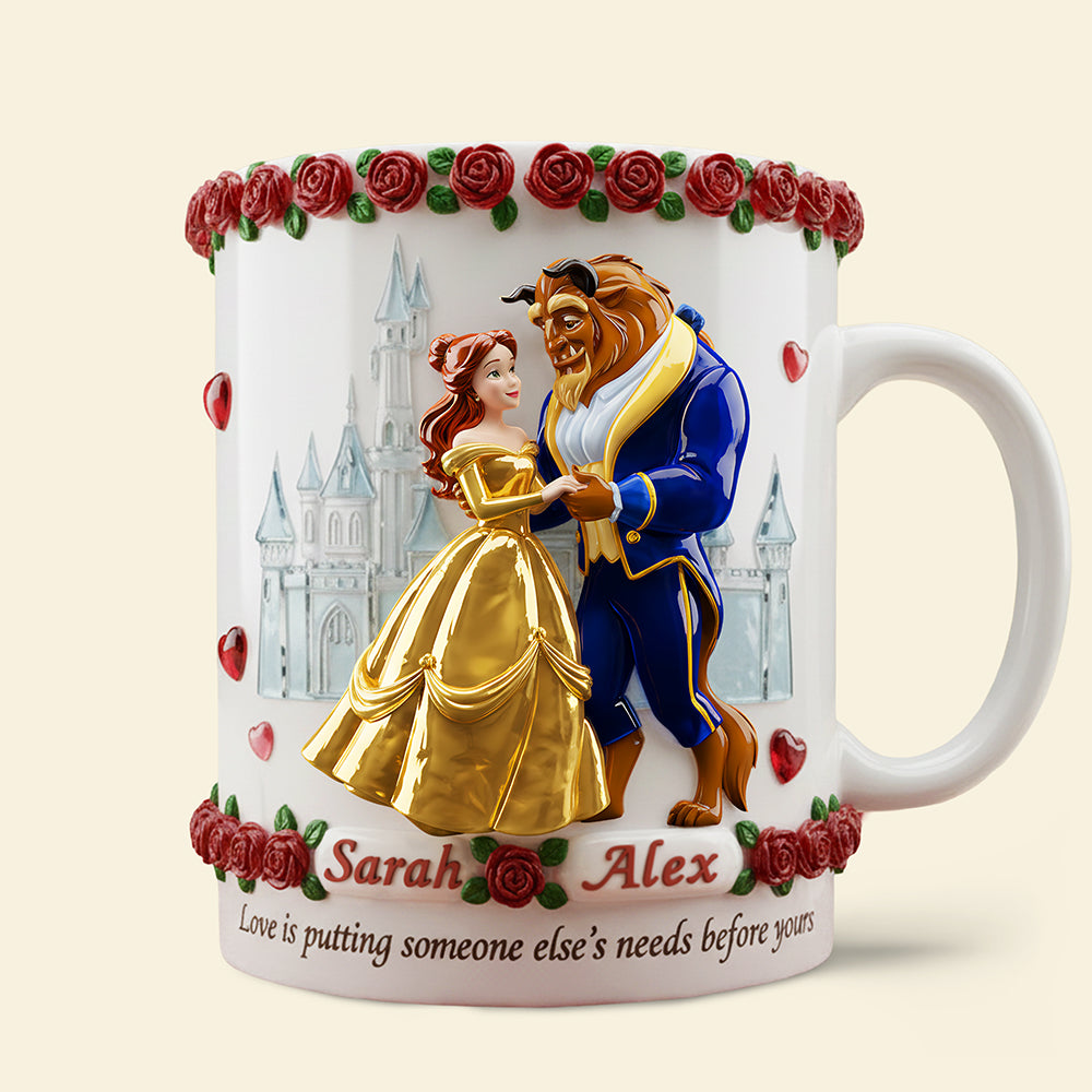 Fairy Tale Couple Coffee Mug - Personalized Gifts For Couple 01kita080126-Homacus