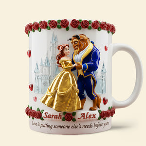 Fairy Tale Couple Coffee Mug - Personalized Gifts For Couple 01kita080126-Homacus