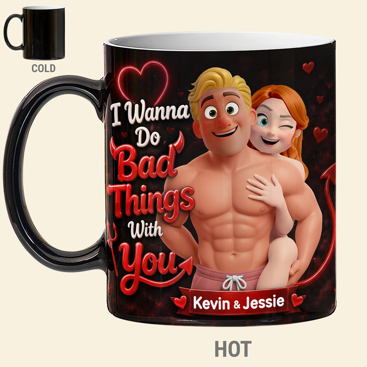 Naughty Couples Magic Mug - Personalized Gifts For Couples 01huta220726-Homacus