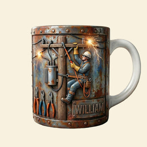 Lineman Coffee Mug - Personalized Gifts For Lineman Lovers 03tgta151225-Homacus