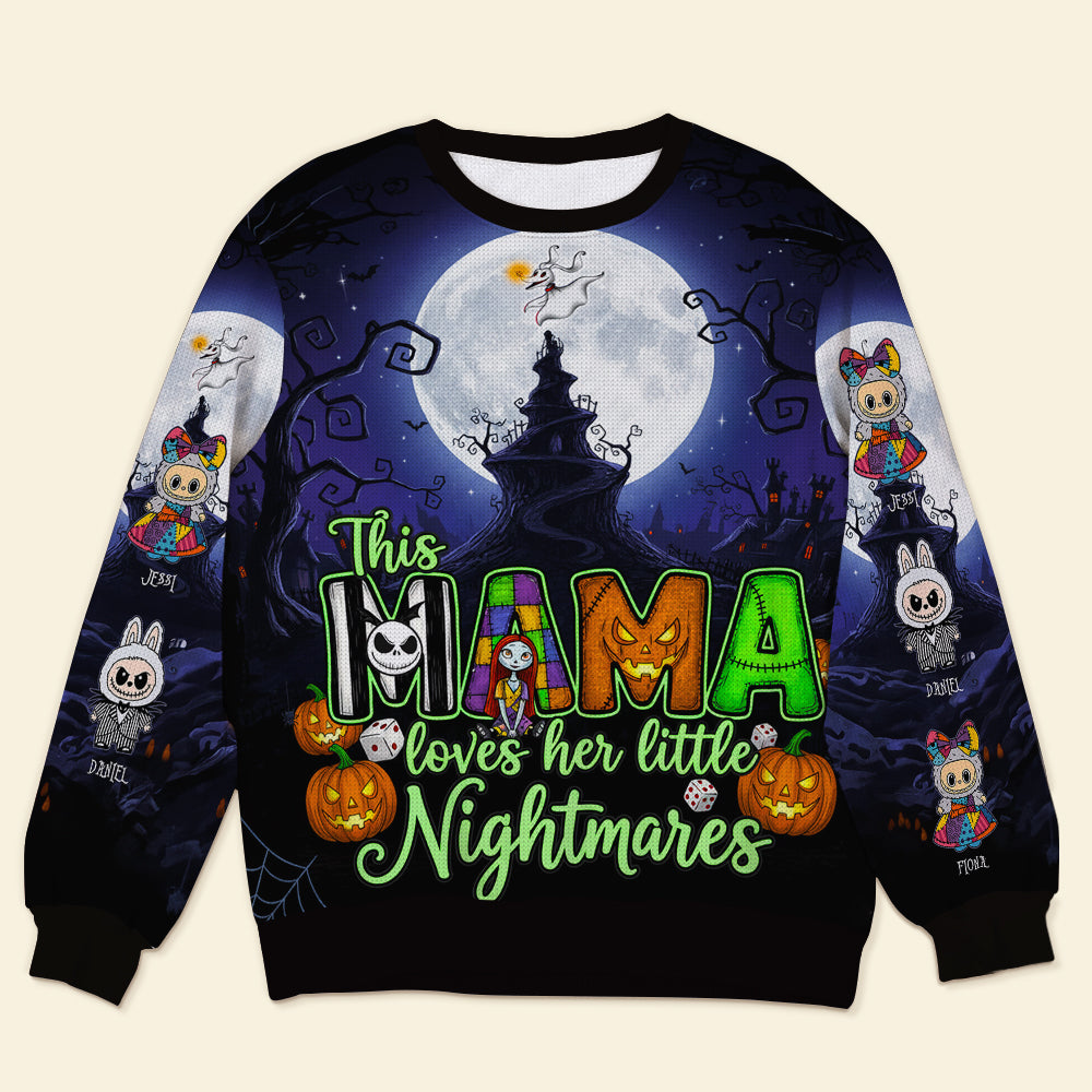 Mother Of Little Nightmares Ugly Sweater - Personalized Gifts For Mom 01HULU300825-Homacus