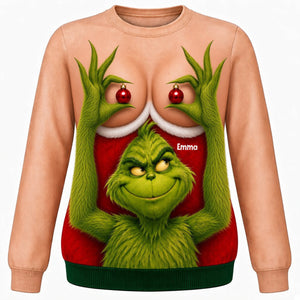 Naughty Ugly Sweater - Personalized Gifts For Christmas 04hadt191026-Homacus