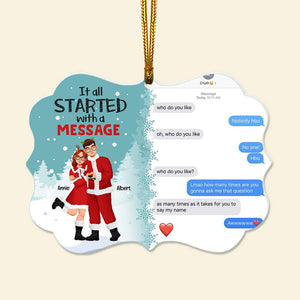 Personalized Gifts For Couple Christmas Ornament 02TOLU011024PA-Homacus