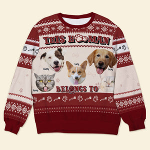 Custom Photo Gifts For Pet Lover Christmas Ugly Sweater 01TOLU071024-Homacus