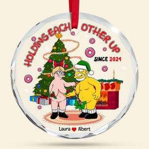 Couple Ornament - Naughty Couple - Personalized Anniversary Gifts For Couple-Homacus