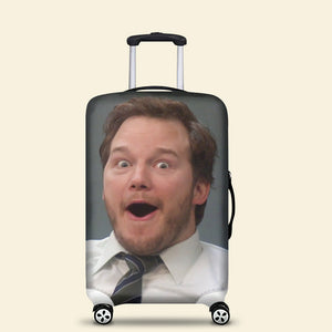 Custom Photo Luggage Cover, Humorous Gift For Upcoming Trips 01qhqn060724-Homacus