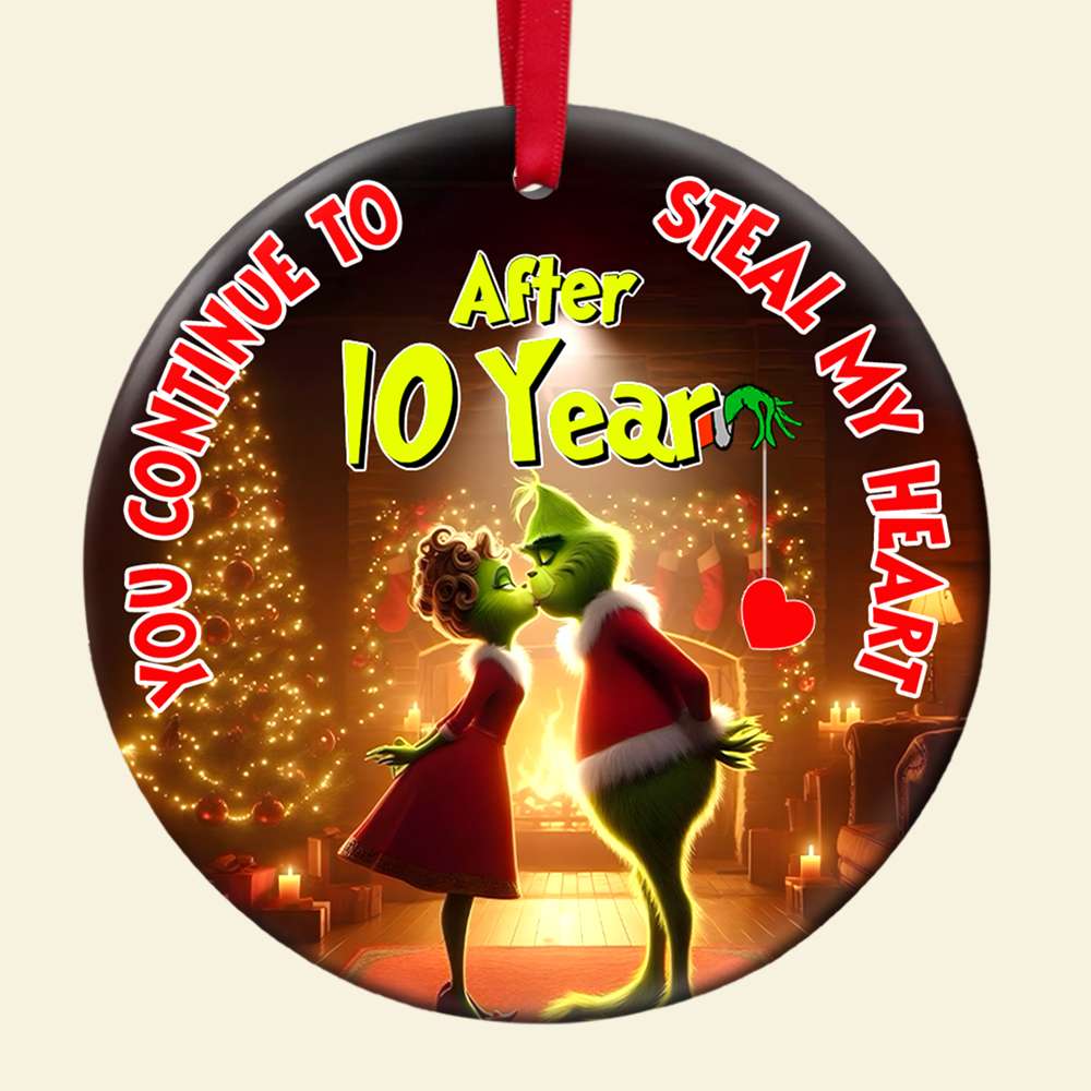 Personalized Gifts For Couple Christmas Ornament 02OHLU031024-Homacus