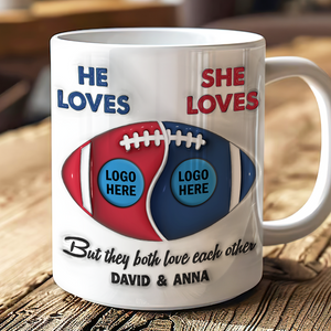 Personalized Gifts For American Football-loving Couple Coffee Mug 04hupu230125-Homacus