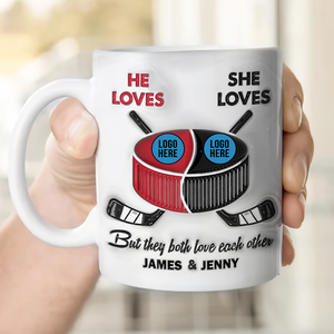 Personalized Gifts For Ice Hockey-loving Couple Coffee Mug 06hupu240125-Homacus