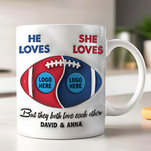 Personalized Gifts For American Football-loving Couple Coffee Mug 04hupu230125-Homacus