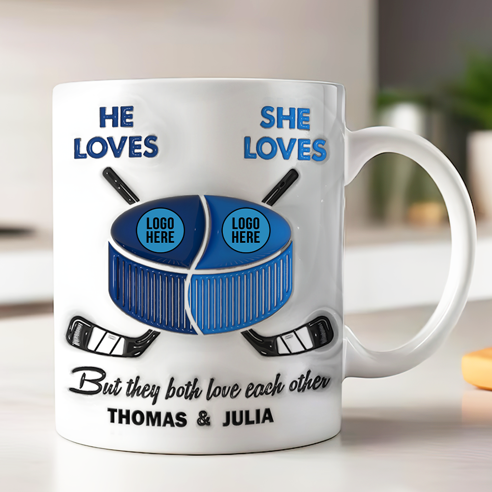 Personalized Gifts For Ice Hockey-loving Couple Coffee Mug 06hupu240125-Homacus