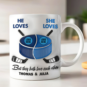 Personalized Gifts For Ice Hockey-loving Couple Coffee Mug 06hupu240125-Homacus