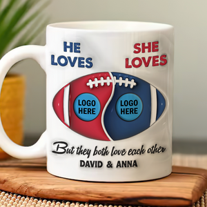 Personalized Gifts For American Football-loving Couple Coffee Mug 04hupu230125-Homacus