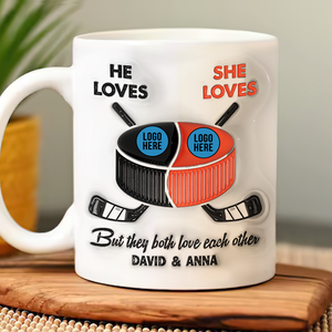 Personalized Gifts For Ice Hockey-loving Couple Coffee Mug 06hupu240125-Homacus