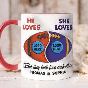 Personalized Gifts For American Football-loving Couple Coffee Mug 03hupu230125hg-Homacus