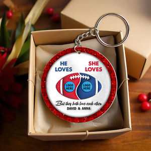 Personalized Gifts For Couple American Football Christmas Ornament 02hupu051024-Homacus