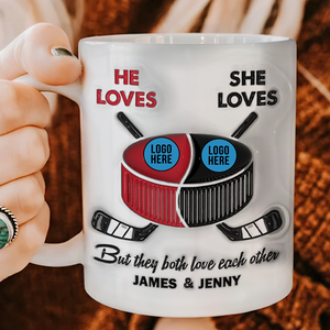 Personalized Gifts For Ice Hockey-loving Couple Coffee Mug 06hupu240125-Homacus