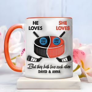 Personalized Gifts For Ice Hockey-loving Couple Coffee Mug 05hupu240125-Homacus