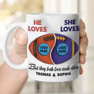 Personalized Gifts For American Football-loving Couple Coffee Mug 04hupu230125-Homacus