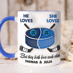 Personalized Gifts For Ice Hockey-loving Couple Coffee Mug 05hupu240125-Homacus